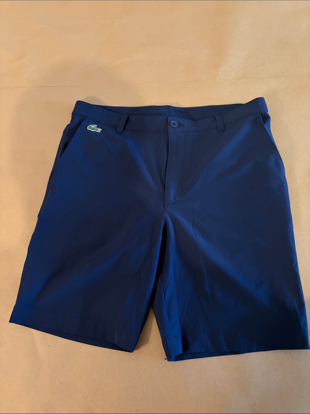 Lacoste Men's Navy Blue Golf Shorts